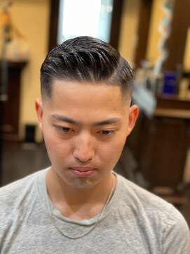 ヒロギンザ 仙台名掛丁店(HIRO GINZA) 仙台　7:3フェード　バーバー