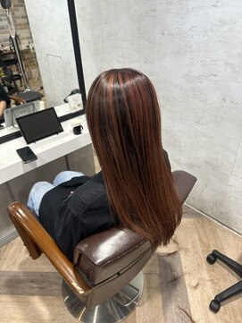 シエル 立川店(CIEL) CIEL立川×木村優作　レッドブラウンバレイヤージュ