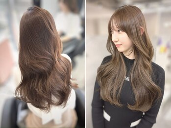 ジエクトカナウ 大阪梅田店(The Ect canow)の写真/韓国風レイヤーカット/小顔レイヤーカットならお任せ下さい！レイヤーカット東梅田エリア最多♪大阪梅田