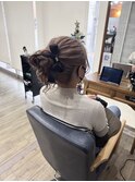 お団子ヘアー