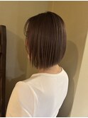 切りっぱなしボブ