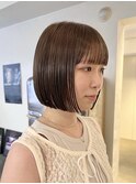 前髪あり顎ラインボブミニボブぱっつんボブタッセルボブ