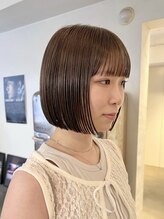 マカロニコースト(macaroni coast)&nbsp;前髪あり顎ラインボブミニボブぱっつんボブタッセルボブ