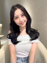 ミヨン なんば店(miyon)&nbsp;【miyon】韓国レイヤーカット×暗髪カラー×髪質改善