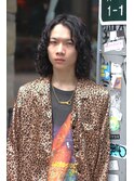 メンズロングパーマスタイル