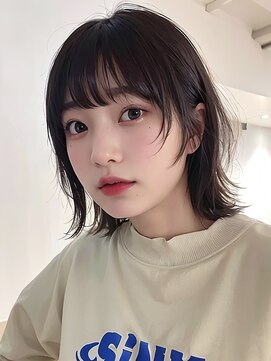 サンドイエナ 横浜店(sand yena) くびレイヤーボブルフネビージュ小顔ワンレンこなれミディ