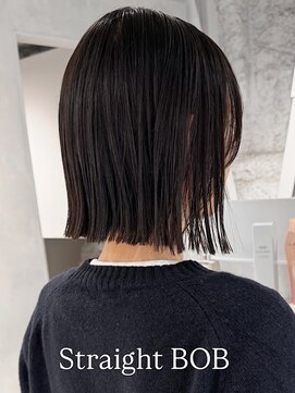 フォト 新宿(foto) 新宿切りっぱなしボブ似合わせカット小顔20代▲