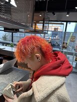 ブラック(BLACK) マレットヘア/ツイストスパイラル/ウルフパーマ