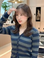 ロンドリゼル 札幌(Lond RiseL) ◯ミディアムレイヤーカット/ダークアッシュ/大人ガーリー