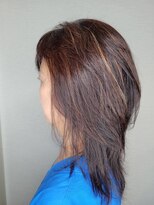 松本平太郎美容室 国立店&nbsp;40代50代60代×ロングウルフ×イノアカラー×ハイライト