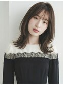 大人ミディ20代30代40代◎前髪あり艶髪くびレイヤーボブ戸田