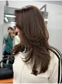 韓国風レイヤーカット