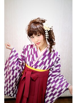 フランベアー(Franc Bear) 【フランベアー】袴アレンジ【編み込み】