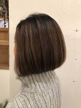 ボスコ 下北沢店(bosco) ハイライト×前下がりボブ　《Koike》