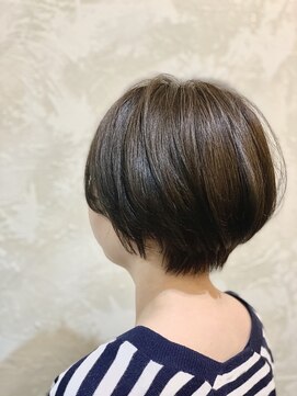 ヴァルゴール はりまや町店(Virgowl) ショート×カーキベージュ