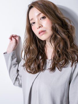 カバーヘア ブリス 川口(COVER HAIR bliss) ニュアンスカラーのアシンメトリー小顔ロングv川口20代30代40代