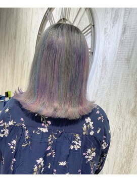 ヘアーメイク コラソン(hair make corazon) 似合わせカットメルティカラー着物フェミニンロング