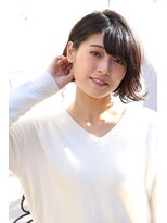 ブリーチ ラボ エーアイ 原宿店(BLEACH LABO Ai)&nbsp;20代30代40代50代 色っぽふんわりショートの重軽ウェーブヘア♪