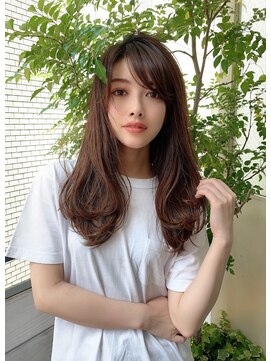 マリアバイアフロート(Maria by AFLOAT) 【重山】耳掛けウエーブパーマフォギーベージュスリークボブ