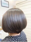 70代でもこんなに綺麗!! 極上ヘッドスパ × 前下がりボブ