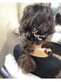 エマヘアーアトリエ 大在店(Emma hair Atelier) お呼ばれヘアアレンジ☆福岡の有名美容師さんの元で勉強しました