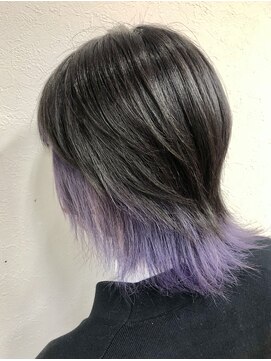 ライブトレア(LIVE TOREA) ウルフカット×インナーアメジスト