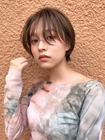 オリンテ バイ レシッド 表参道(orente by rcid)&nbsp;小顔クールショートシースルーバングシアーカラーダークアッシュ