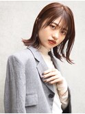 外ハネミディアムスタイル
