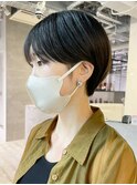 クールショート_グレージュカラーボブウルフ_ba413182