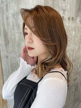 タヤ 香椎店(TAYA) インナーカラー×ミディアム(イメチェン！)