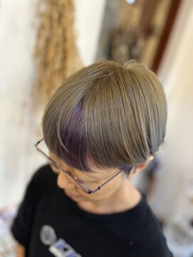 楽流頭 オブヘアー(of hair) マッシュショート