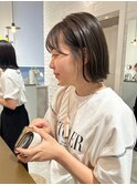 透け感アッシュベージュ