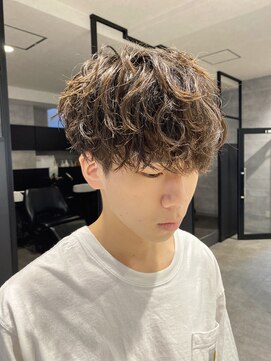 アンダーバーホワイト(_WHITE) ラフパーマ