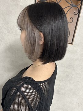 ルノン フィージュ(LUNON fieju) フェイスフレーミングカラー　/シルバーカラー/ボブ/韓国