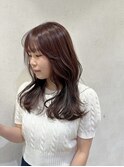 【paaq kana】派手すぎないピンクブラウンで柔らかヘア