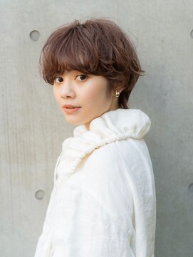 エディット トウキョウ(e.dit tokyo) 【e.dit tokyo Misa】マロンカラーショコラブラウンショートボブ