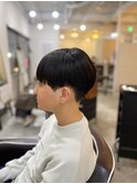 MEN'SHAIRアッシュブラックベリーショートダークアッシュ
