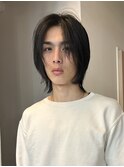 =メンズボブ/スパイキーショート/ブルーブラック／MEN’S HAIR