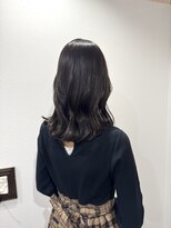暗めブラウン×ミディアム