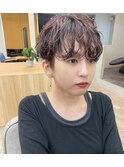ショート×パーマ