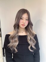 ラピス 渋谷本店(Lapis) バレイヤージュ風エクステ