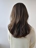 育てるカラー/￥9900【明るめ白髪染めリタッチ＋表面の極細ハイライト】