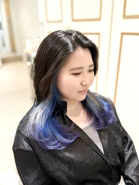 アルクバイネオリーブ 荻窪店(arc by neolive) 荻窪/ミニウルフ/ホワイトグレージュ/デジタルパーマ/小顔