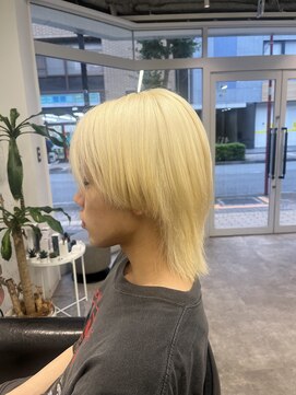 シェル 立川(shell) 抜きっぱなしブロンドカラー