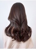 くびれヘア顔周りレイヤー韓国ヘア美髪ロング_ba491151
