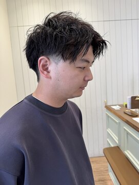 モリオフロムロンドン 大宮店(morio from London) 【かほ】残しパーマ×ナチュラルラフマッシュ