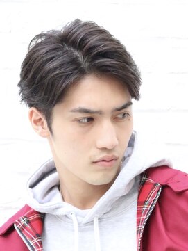 ハレ ヘアサロン(Hale hair salon) 【Hale】ブルーブラック/スパイキーショート/フェザーパーマ原宿