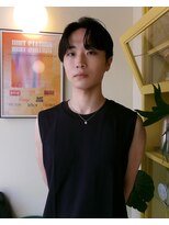 ヒントステーション フォーメンズ(HINTSTATION for Men's)&nbsp;〈浅草 半個室〉 センターパート/ニュアンスパーマ