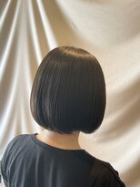 ココカラヘアー ニコ(cococara hair nico)&nbsp;ボブ/内巻き/オリーブカラー