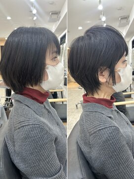 メモリーズ 銀座(Memories) 30代40代50代白髪ぼかし丸みショートくびれショート